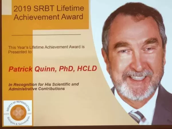 Congratulations Dr. Patrick Quinn, Vitromed GmbH Germany for achieving Life Time Achievement Award